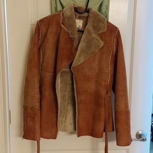 Faux suede/faux fur jacket 😍